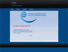 Tablet Screenshot of colegioportugues.org